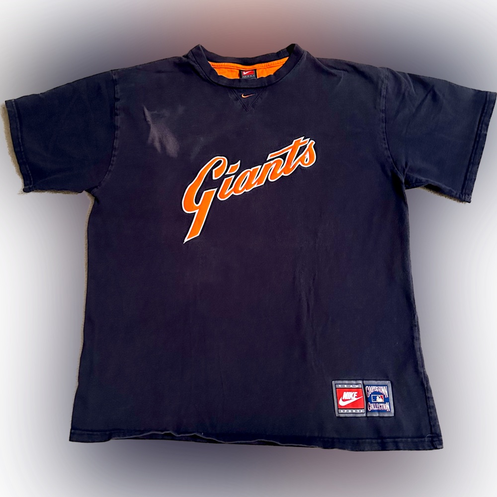 Vintage Nike Cooperstown Collection Giants T-Shirt Sz L San Francisco